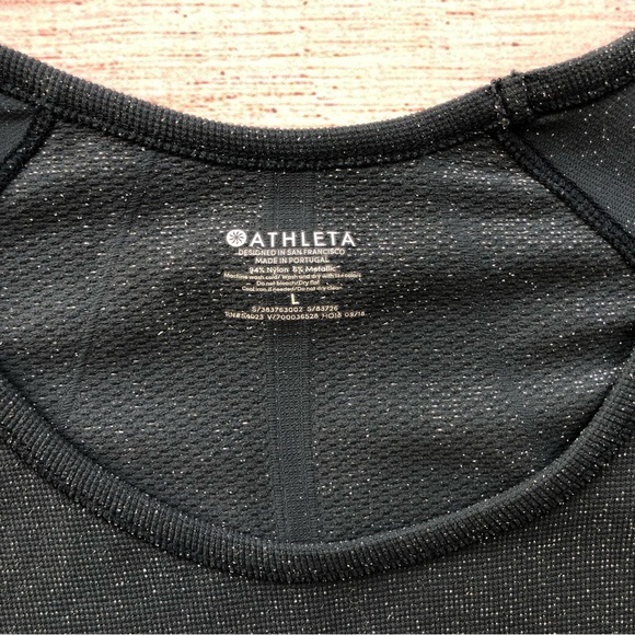 Athleta Speedlight Seamless Top in Shine Gray Size L - Picture 4 of 8